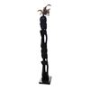 Image 2 : Wooden Totem Pole Style Statue, H43"
