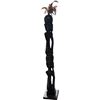 Image 3 : Wooden Totem Pole Style Statue, H43"
