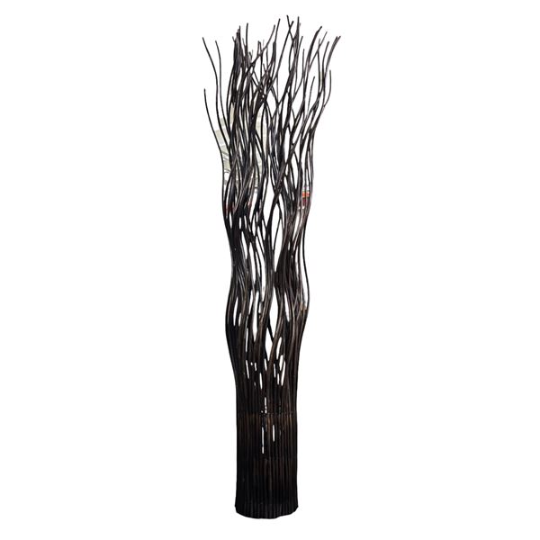 Decorative Black Wavy Sticks, H54"