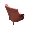 Image 2 : Pair of Vintage Red Armchairs, Approx. H31" x W27" Each