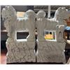 Image 2 : Pair of White Blanc de Chine Foo Dog Figurines