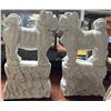 Image 4 : Pair of White Blanc de Chine Foo Dog Figurines