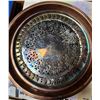 Image 2 : Silver & Copper Style/Trays with Chinese Jade Carvings, Coins, Candle Stick Holders and Decorative T