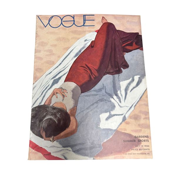 Vogue Magazine, "Gardens Summer Sports," July 15, 1933