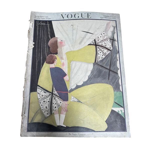 Vogue Magazine, February First 1922, "Spring Fabrics and Original Vogue Designs"