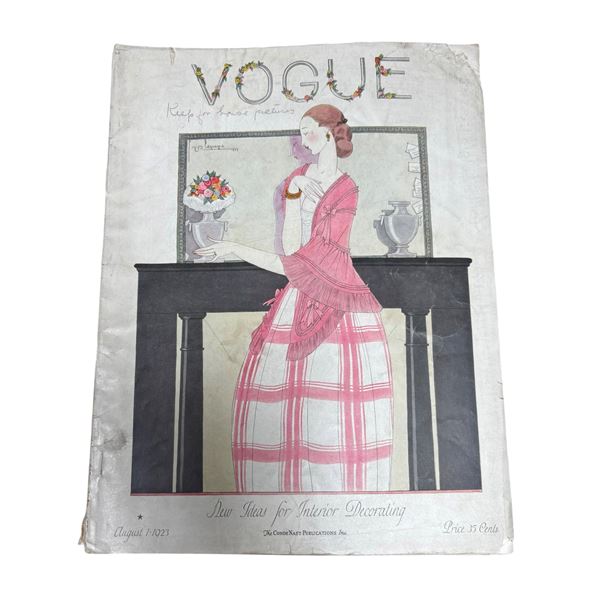 Vogue Magazine, August 1, 1923, "New Ideas for Interior Decorating"