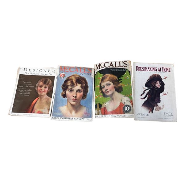 Group Lot - Assorted Vintage Magazines: The Designer, McCall’s, Standard-Designer Quarterly