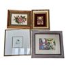 Image 1 : Group of Paintings/Pictures -  Flowers on the table with a teapot, Chickadee III Val Pfeiffer 6x6, I