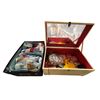 Image 1 : Pair of Storage Boxes w/Misc Contents