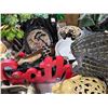 Image 3 : Group lot of Misc - African-Themed Decor, Bose SoundLink Mini Speaker, Retro Kitchen Timer Clock, Fa
