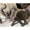 Image 2 : Carved Elephant Family Figurines (Wood & Composite)
