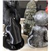 Image 3 : Assorted Primate Figurines: Sasquatch, Gorillas, and Meditating Monkey