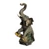 Image 1 : Resin Elephant Figurine, Trunk Raised