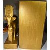 Image 3 : Egyptian Revival Gilt Bookends, Hathor & Royal Figures