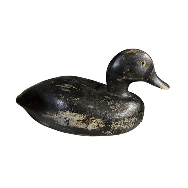 Carved Wooden Decoy Duck