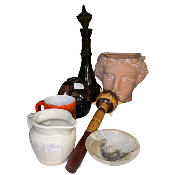 Decorative Pitchers, Face Vase, Bud Vases & Decorative Mace
