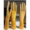 Image 2 : Set of 3 Vintage Wooden Glove Display Hands