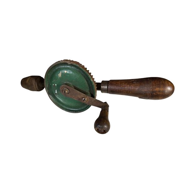 Antique Hand Crank Egg-Beater Style Drill