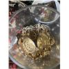 Image 2 : Carrs Tin of Assorted Costume Jewelry & Beaded Necklaces
