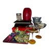 Image 1 : Kitchen Appliances, Beaded Butterfly Décor & Coupe Glassware