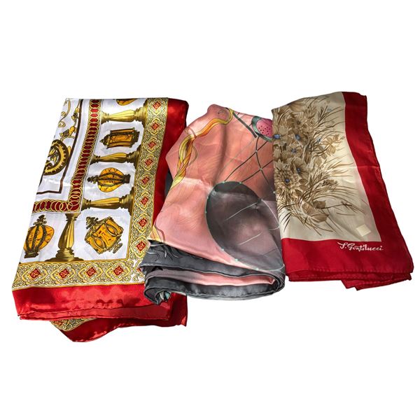 Group of 3 Assorted Scarves