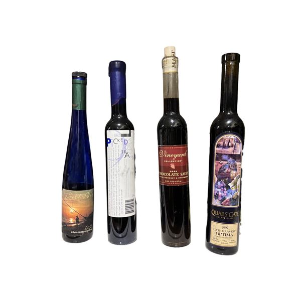 Vineyard Collection Dark Chocolate Sauce, McGuigan Late Picked Traminer 2007, Gulf Port & Quailsâ[x=