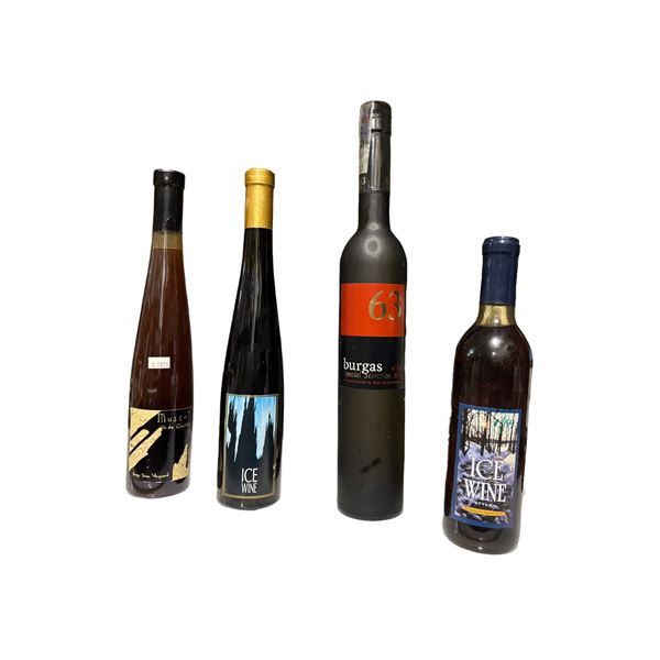 Bonny Doon Vineyard Muscat Vin de Glaciere, Ice Wine, Burgas 63 Special Selection & Ice Wine Style E