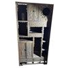 Image 1 : Asian-Style Dark Wood Display Cabinet, H82" x W42" x D16" - Sold as-is, current condition