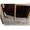 Image 4 : Asian-Style Dark Wood Display Cabinet, H78" x W50" x D13" - Sold as-is, current condition