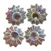 Image 2 : Iridescent Glassware Set & Decorative Christmas Coin Bank