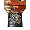 Image 4 : Japanese Lacquerware Mini Jewelry Chest with Contents