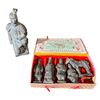Image 1 : Boxed Set of Miniature Terracotta Warrior Statues