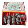 Image 2 : Boxed Set of Miniature Terracotta Warrior Statues