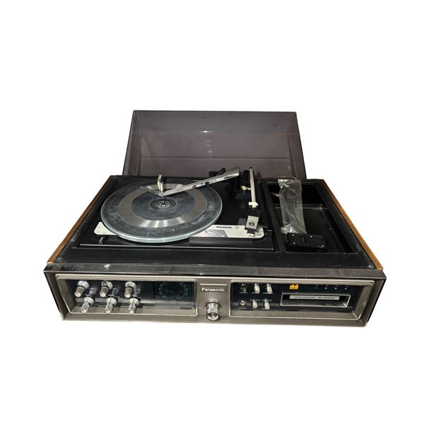 Panasonic 4-Channel Stereo Receiver with Turntable