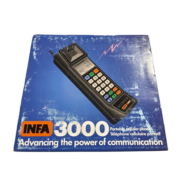 Vintage INFA 3000 Portable Cellular Phone