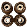 Image 3 : Woven Rattan Mushroom-Shaped Lampshades, Set of 5