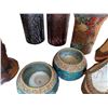 Image 2 : Assorted Decorative Vases, Mosaic Votives & Lamp Shade