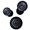 Image 2 : Carved Wood Pillar Candle Holders, Set of 3