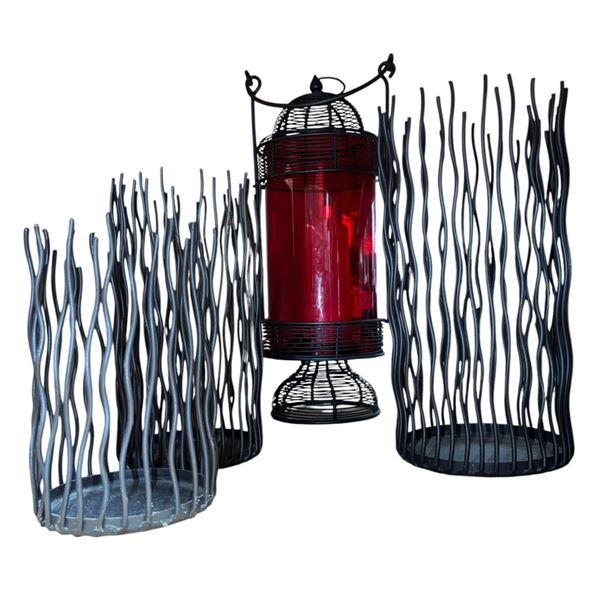 Wire Twig-Style Candle Lanterns