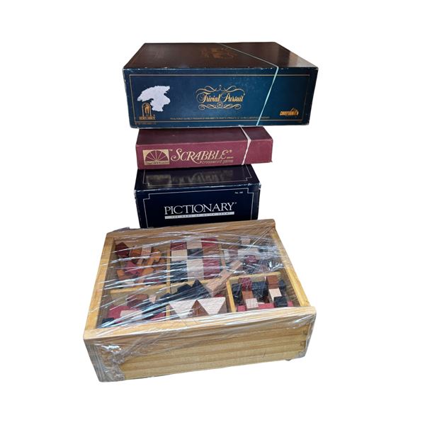 Vintage Board Games: Trivial Pursuit, Scrabble & More