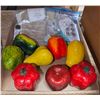 Image 1 : 8-Pcs Artificial Fruits And Vegetables Decor