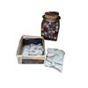 Image 1 : Glass Jar with Vintage Marbles and Assorted Mineral Rock Collection