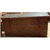 Image 4 : Wooden Trunk Brown and Green, H25" x W47" x D24"