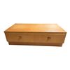 Image 1 : Wood Shelf 2-Drawer (Made in Sweden), H12" x W39" x D17.5