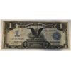 Image 1 : US Black Eagle Series 1899 One Dollar Blue Seal Bank Note (Silver Certificate) Signed by Teehee and