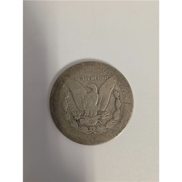 1904 US Morgan Silver Dollar - 90% Silver -  San Francisco Mint - Circulated