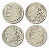 Image 1 : 4 US 1920 Walking Liberty Half Dollar Coins - 90% Silver -  Circulated (Philadelphia Mint)