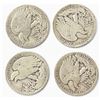 Image 2 : 4 US 1920s Walking Liberty Half Dollar Coins - 90% Silver - (2 x 1923 & 2 x 1927) - Circulated (San 