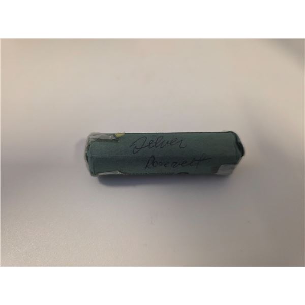 Vintage Sealed $5 Roll of US Roosevelt Silver Dimes (50 dimes per roll)