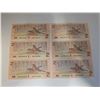 Image 2 : 6 Canadian 1986 Two Dollar Banknotes * Circulated